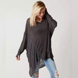Free People Never Give Up oversized top